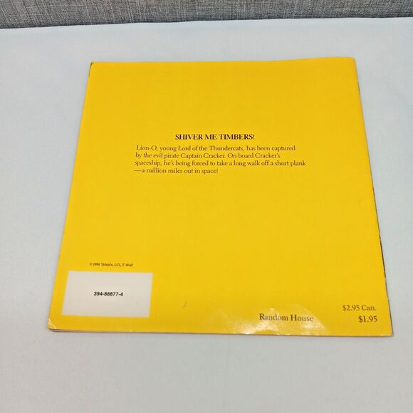 Vintage Lion-O Walks the Plank a Thundercats Adventure 1986 Paperback Book - Picture 3 of 3